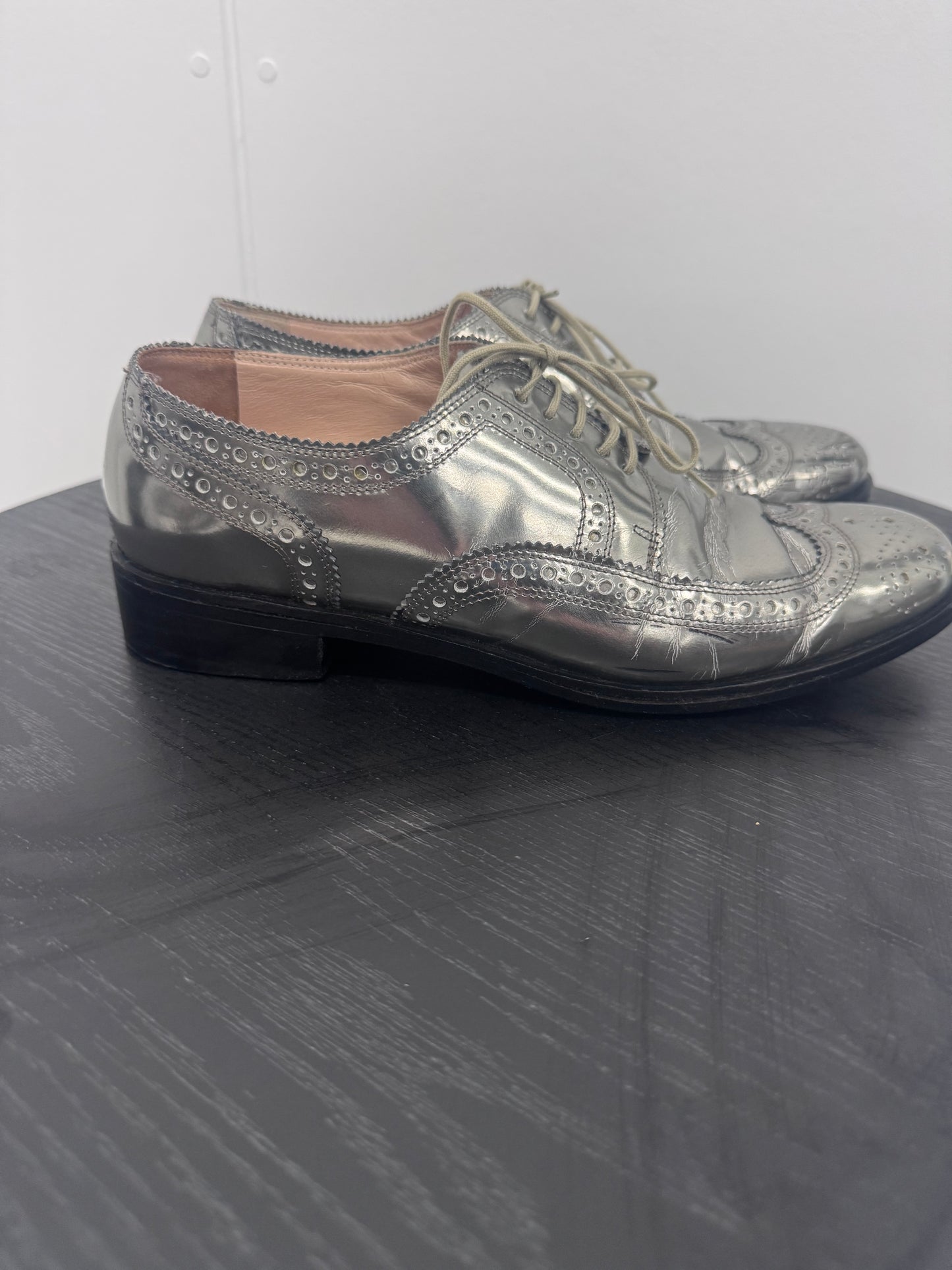 Robert Clergerie Sliver Brogue