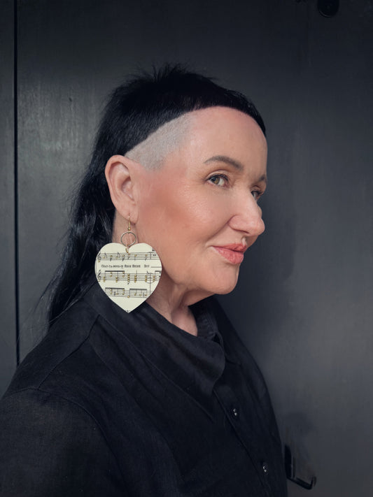 'Musical Heart' Earrings