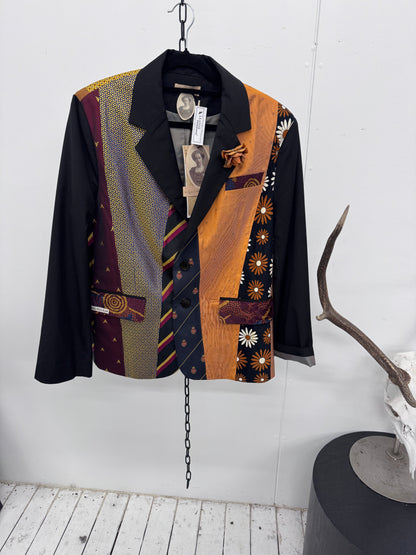 Circular by M.A.Dainty Vintage tie blazer