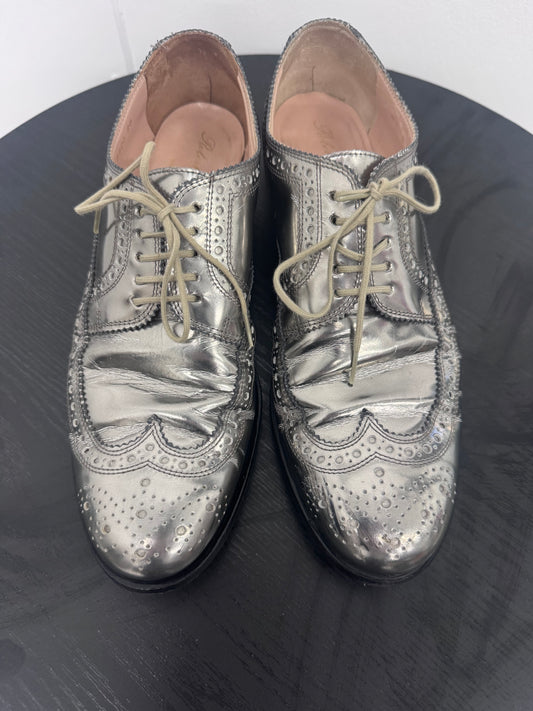 Robert Clergerie Sliver Brogue