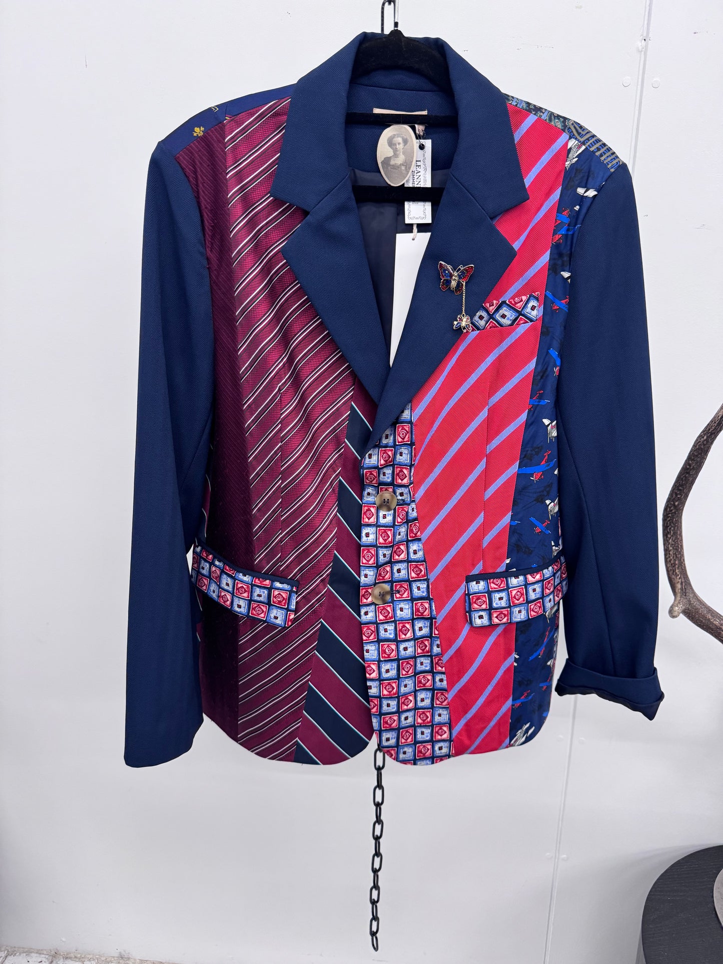 Circular by M.A.Dainty Vintage Tie blazer