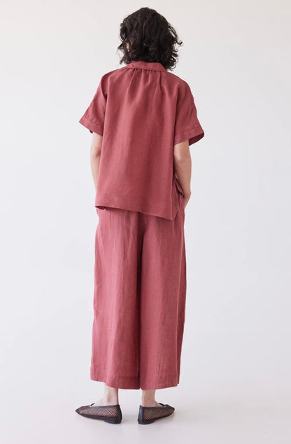 Eva's Sunday Lumi Shirt in Burnt Sienna