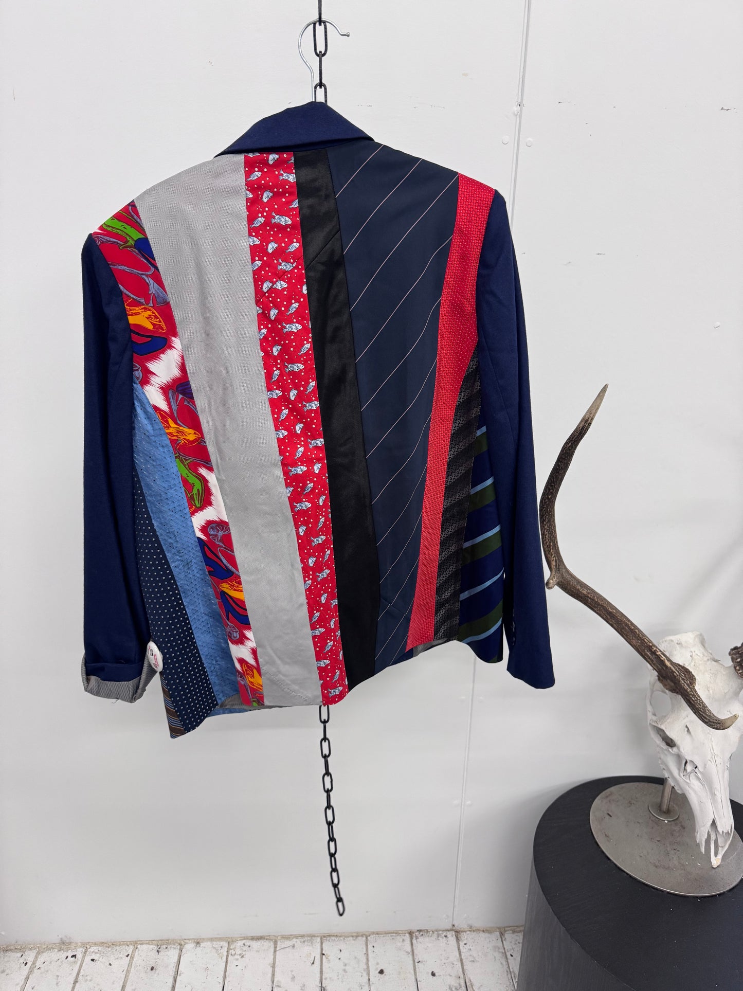 Circular by M.A.Dainty Vintage tie blazer