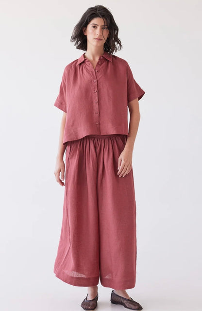 Eva's Sunday Lumi Shirt in Burnt Sienna