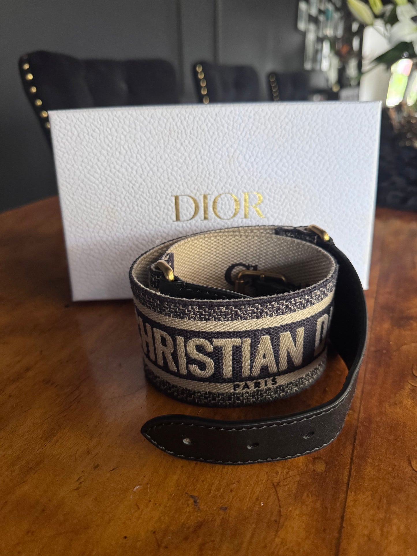 'Christian Dior' waist belt